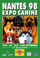 44 NANTES Exposition Canine En 1998 à La Beaujoire  PUB Publicité  43 (scan Recto Verso)MF2775UND - Nantes