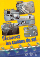 35 RENNES District SEMTCAR Ensemble Des Stations Du VAL  PUB Publicité Chantier  51 (scan Recto Verso)MF2775UND - Rennes