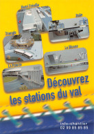 35 RENNES District SEMTCAR Ensemble Des Stations Du VAL  PUB Publicité Chantier  50 (scan Recto Verso)MF2775UND - Rennes