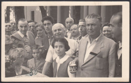 Fiuggi Fonte 1950, Folla Di Turisti Per La Città, Fotografia Epoca Vintage Photo - Plaatsen