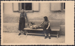 Battuta Di Caccia - Donne Con Cervo Disteso Su Panchina - 1940 Foto Epoca - Places