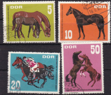 DDR  1967, 1302/05, Used Oo Vollblutmeeting Der Sozialistischen Länder, Hoppegarten. - Gebruikt