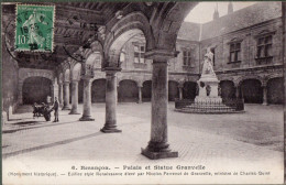 25 - BESANCON - Palais Et Statue Granvelle - Besancon