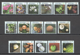 Fat050 2010 Micronesia Flowers Fruits #2101-16 Michel 41 Euro Set Mnh - Sonstige & Ohne Zuordnung