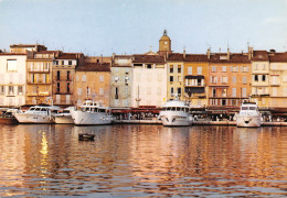 SAINT TROPEZ  Le Quai Jean JAURES Se Reflete Dans L'eau  Au Soleil Couchant  1 (scan Recto Verso)MF2794UND - Saint-Tropez