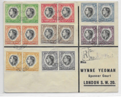 South West Africa 1937, Philatelic Cover With Entire Set (SN 2949) - South West Africa (1923-1990)