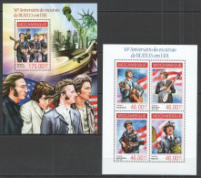 St2473 2014 Mozambique Music The Beatles Tour In Usa Kb+Bl Mnh - Music