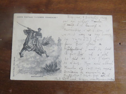 CARTE POSTALE " L'ARMEE FRANCAISE" - ARTILLERIE - Régiments