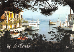 BANDOL  île De BENDOR Le Port 2 (scan Recto Verso)MF2795VIC - Bandol