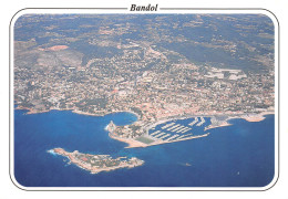 BANDOL  Vue Du Ciel Et L'île De BENDOR Vue Générale Panoramique  13 (scan Recto Verso)MF2795VIC - Bandol