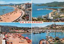 83 LE LAVANDOU  Quatre Vues De La Ville  52  (scan Recto Verso)MF2796 - Le Lavandou