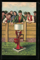 Lithographie Original Melotte-Zentrifuge, Reklame  - Werbepostkarten