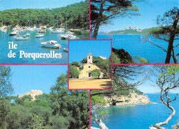 83 HYERES LES PALMIERS Ile De Porquerolles Multivue Souvenir 56 (scan Recto Verso)MF2796TER - Hyeres