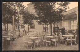 AK Tegernsee, Schloss-Cafe Von Oskar Hart, Garten  - Tegernsee