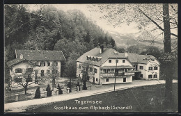 AK Tegernsee, Gasthaus Zum Alpbach Schandl  - Tegernsee