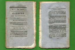 D-FR Gazette Des Tribunaux 1793 EPOQUE REVOLUTION Nombreux Jugements Intéressants à Lire - Documents Historiques