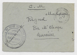 Dépot Des Isolés Coloniaux à Marseille Pour Tunisie (SN 2947) - Oorlog 1914-18