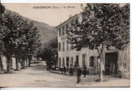 Carte Postale Ancienne Bargemon - La Poste - Bargemon