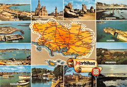 56 Carte Map Plan Du Morbihan  52 (scan Recto Verso)MF2798BIS - Larmor-Plage