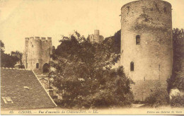 CPA - GISORS - VUE D'ENSEMBLE DU CHATEAU-FORT - Gisors