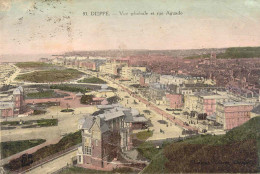 CPA - DIEPPE - VUE GENERALE ET RUE AGUADO - Dieppe