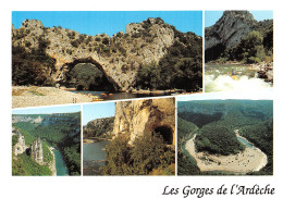 07  Gorges De L'Ardèche Multivue  47 (scan Recto Verso)MF2799VIC - Autres & Non Classés