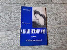 Brochure Sarah Bernhardt Belle Isle En Mer  Souvenirs Yvonne Lanco 1961 Rare - Reiseprospekte