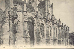 CPA - TRIEL - L'EGLISE (IMPECCABLE) - Triel Sur Seine