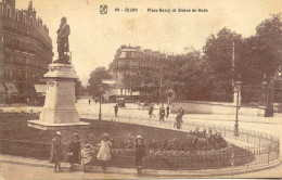 CPA - DIJON - PLACE DARCY ET STATUE DE RUDE - Dijon