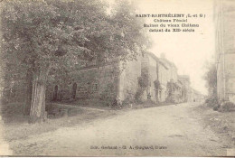 CPA - SAINT BARTHELEMY - CHATEAU FEODAL - RUINES DU VIEUX CHATEAU (IMPECCABLE) - Andere & Zonder Classificatie