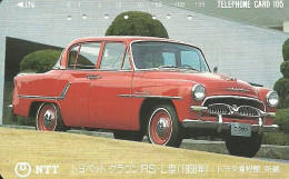 Japan: NTT - 291-044 Old Red Car - Japón