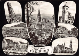 Freiburg Im Breisgau - Mehrbild-AK Mit Diversen Ortsansichten - Freiburg I. Br.