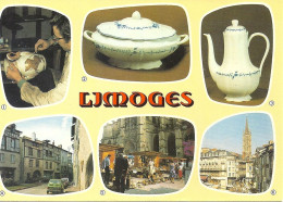 *CPM - 87 - LIMOGES - Multivue - Porcelaine - Limoges