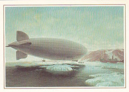 AK 216136 POST -Luftschiff LZ 127 Graf Zeppelin Und Russischer Eisbrecher In Der Arktis,1931 -Ölgemälde Nach A. Kirchner - Correos & Carteros