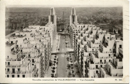 CPA -  VILLEURBANNE - VUE D'ENSEMBLE - NOUVELLES CONSTRUCTIONS - Villeurbanne