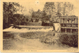 CPA - PERCEY-LE-GARAND - LE DEVERSOIR (RARE CLICHE) - Sonstige & Ohne Zuordnung