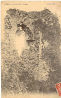 CPA - OISELEY - RUINES DU CHATEAU (RARE CARTE AVEC PERSONNAGES) - Sonstige & Ohne Zuordnung