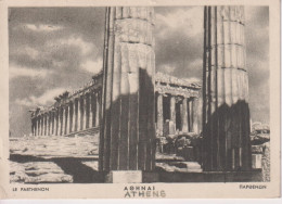 GREECE - Le Parthenon ATHENS -  1946 Army Field Post Postmark To The UK - Interesting Message Etc - Griechenland
