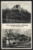 AK Lahr / Baden, Schönberg, Ruine Hohengeroldseck, Sommerwirtschaft  - Lahr