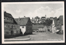 AK Altensteig, Strassenpartie Mit Gasthaus Zum Schatten  - Altensteig