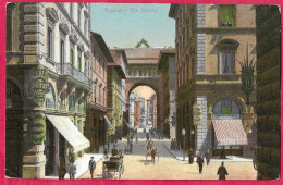 FIRENZE - VIA STROZZI - ANIMATA  - FORMATO PICCOLO -  EDIZIONE ORIGINALEMUGNAINI -  NUOVA - Firenze (Florence)