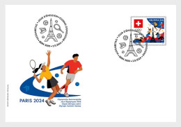 Switzerland Schweiz Suisse 2024 Olympic Games Paris Olympics Sheetlet FDC - Verano 2024 : París