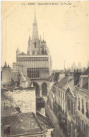 CPA - DIJON - EGLISE NOTRE DAME (1910 - BEAU CLICHE PEU COMMUN) - Dijon