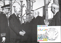 FOIRE INTERNATIONALE DE LYON 1990  DE GAULLE - Bolli Commemorativi