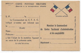 Guerre 39/45 Carte FM Correspondance Officielle édition MIRECOURT VOSGES - 2. Weltkrieg 1939-1945