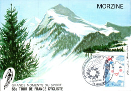 CYCLISME LE TOUR DE FRANCE 1981 -MORZINE - Gedenkstempel