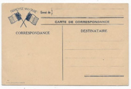 Guerre 39/45 Carte FM Neuve édition MARSEILLE - Guerra Del 1939-45