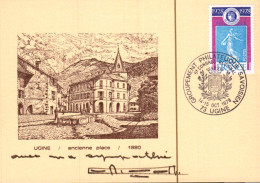 CONGRES PHILA SAVOISIEN à UGINE 1978 - Commemorative Postmarks