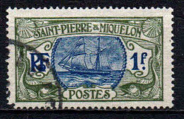 St Pierre Et Miquelon    - 1909 - Bateau De Pèche   - N° 91 - Oblit - Used - Usados