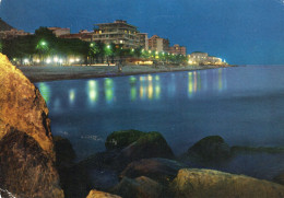 Cartolina 1965 ITALIA IMPERIA VENTIMIGLIA  RIVIERA DEI FIORI NOTTURNO  Postcard Italien Postkarte - Imperia